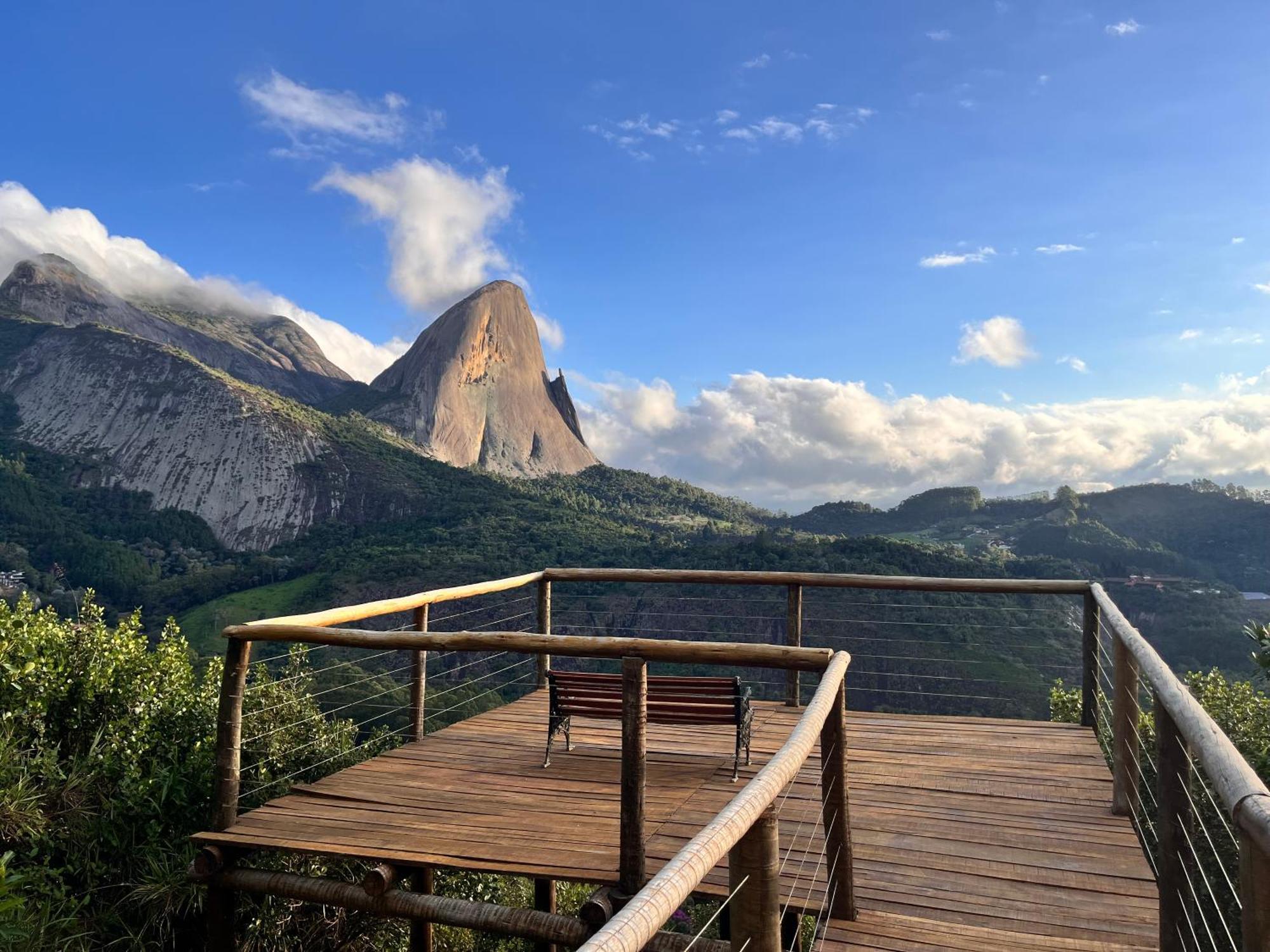 Aroso Paco Hotel Pedra Azul  Exteriör bild View of the mountain from the viewing platform